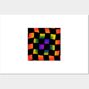 Checker Board - Gay Pride Posters and Art